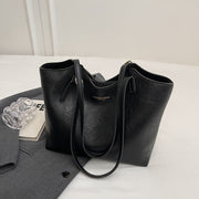 textured bucket tote bag, view 4 - MRSLM