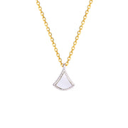 women's white shell necklace - MRSLM