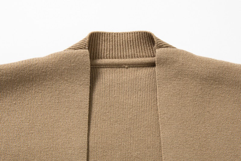Men's slim knit cardigan jacket, view 8 - MRSLM