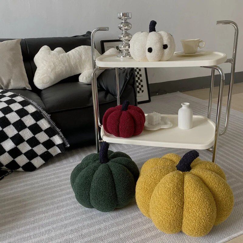 funny pumpkin plush pillow, view 14 - MRSLM