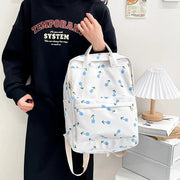 tulip print women's backpack, view 5 - MRSLM