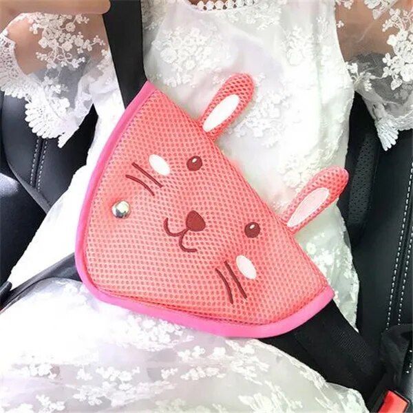 kid-friendly car seat belt adjuster, view 2 - MRSLM