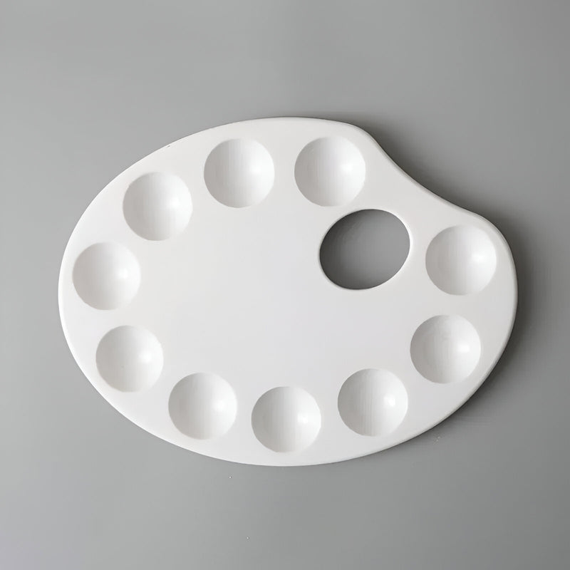 fish-shaped 10-well paint palette, view 6 - MRSLM