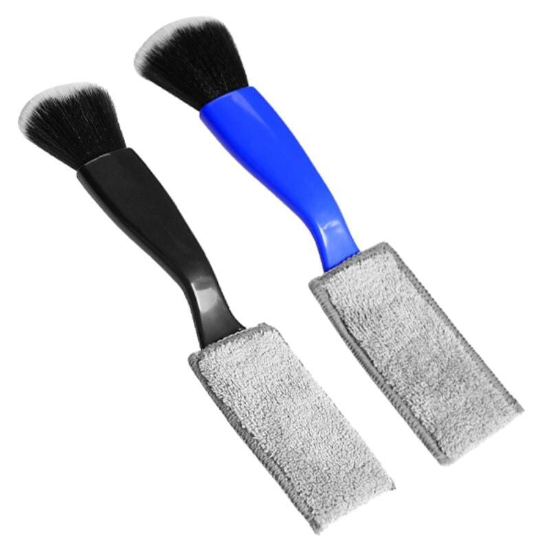 double-ended car detailing brush, view 4 - MRSLM
