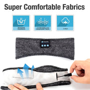 wireless bluetooth sleep headband with speakers, view 4 - MRSLM