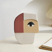 ceramic face vase, view 5 - MRSLM