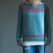 multicolor loose pullover sweater for women, view 20 - MRSLM