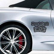 humorous parking space car sticker, view 3 - MRSLM
