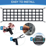 truck tailgate cargo net, view 5 - MRSLM
