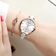 women's ceramic bracelet quartz watch, view 7 - MRSLM