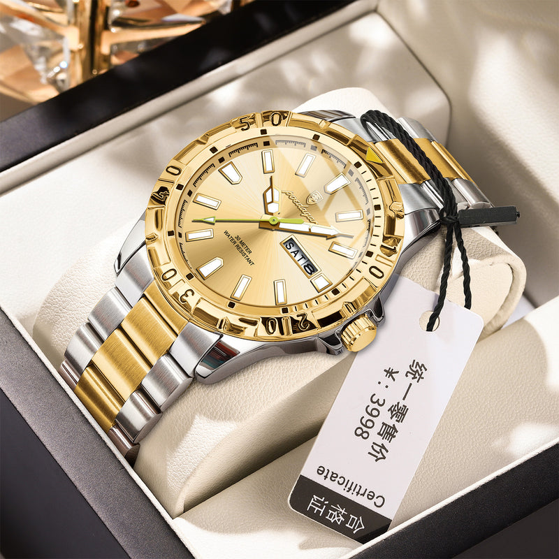 men's slim luminous watch, view 8 - MRSLM