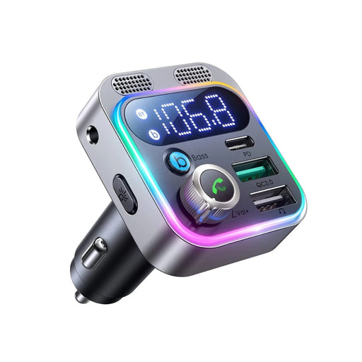 bluetooth 5.3 FM transmitter with dual mics - MRSLM