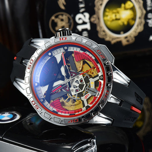 men's hollow silicone watch - MRSLM
