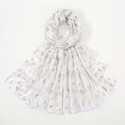 gold glitter scarf, view 9 - MRSLM