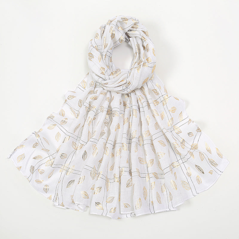 gold glitter scarf, view 9 - MRSLM