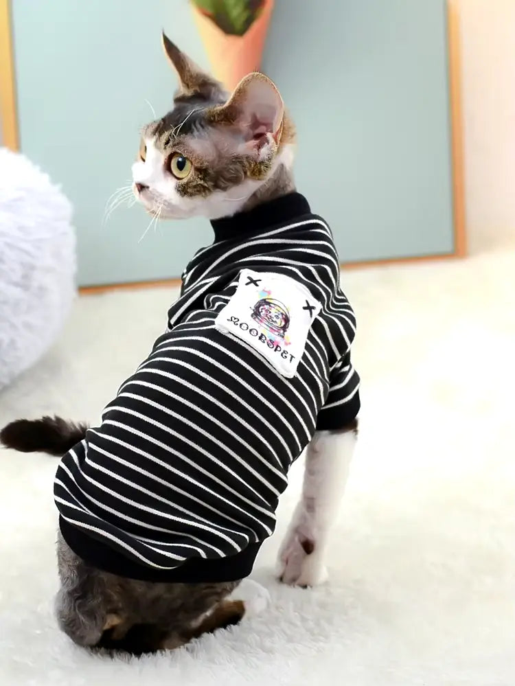 cat and small dog hoodie, view 3 - MRSLM