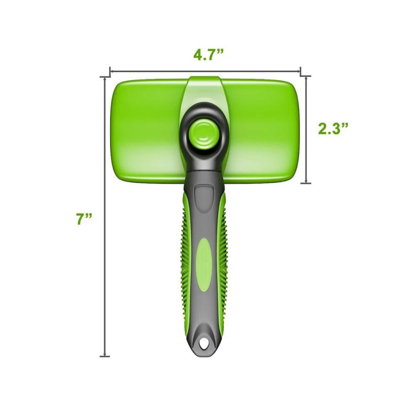 self-cleaning pet brush, view 10 - MRSLM