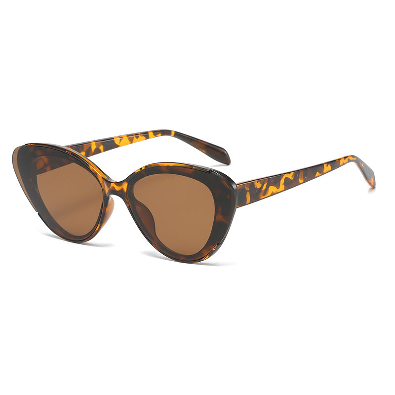 cat eye gradient sunglasses, view 3 - MRSLM