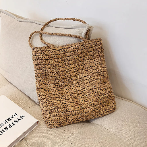 summer straw tote bag - MRSLM