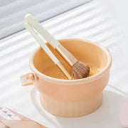 silicone makeup brush cleaner and drying bowl, view 3 - MRSLM