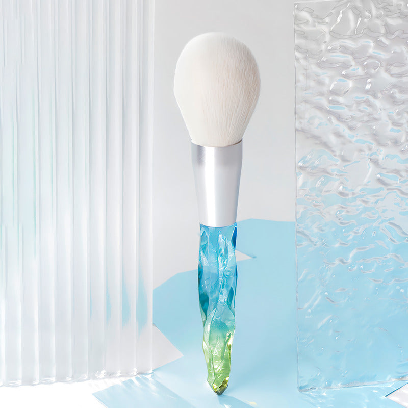 crystal handle powder makeup brush, view 6 - MRSLM