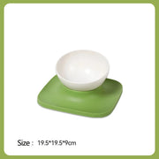 adjustable double bowl feeding station, view 5 - MRSLM
