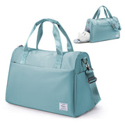 men's travel duffle bag with shoe compartment, view 4 - MRSLM
