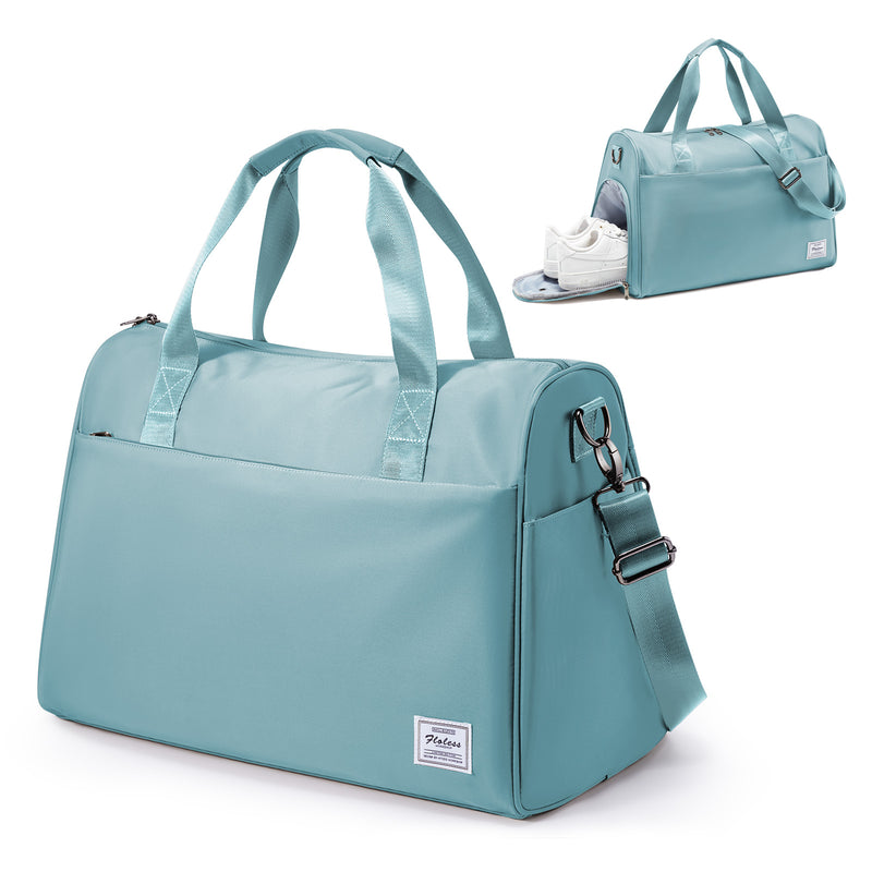 men's travel duffle bag with shoe compartment, view 4 - MRSLM