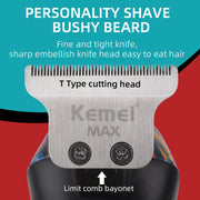 digital display men's hair clipper, view 5 - MRSLM