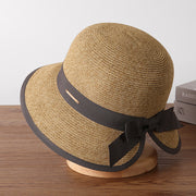 women's big brim summer sun hat, view 4 - MRSLM