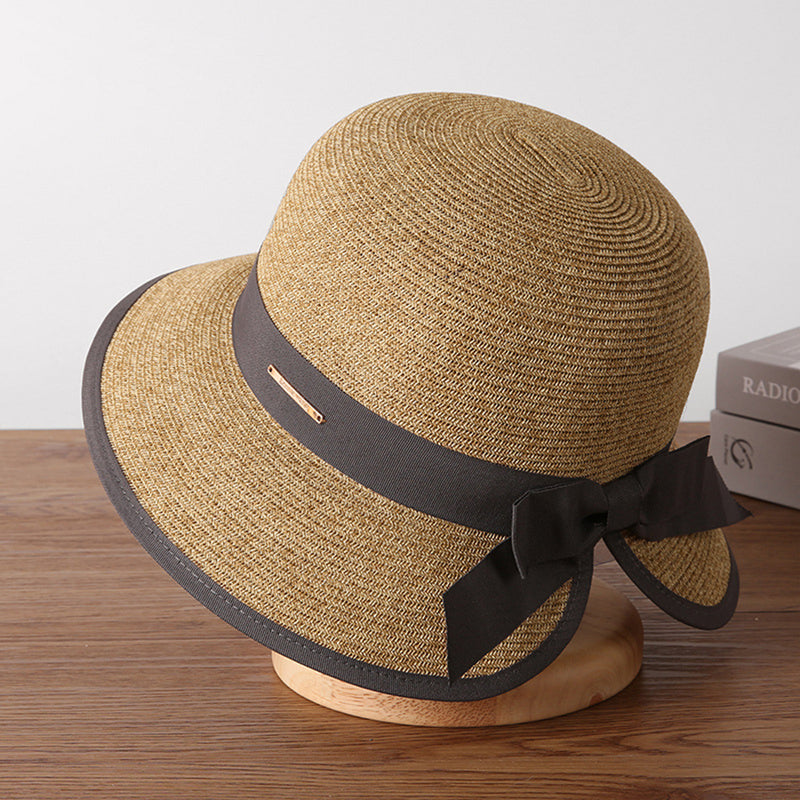women's big brim summer sun hat, view 4 - MRSLM