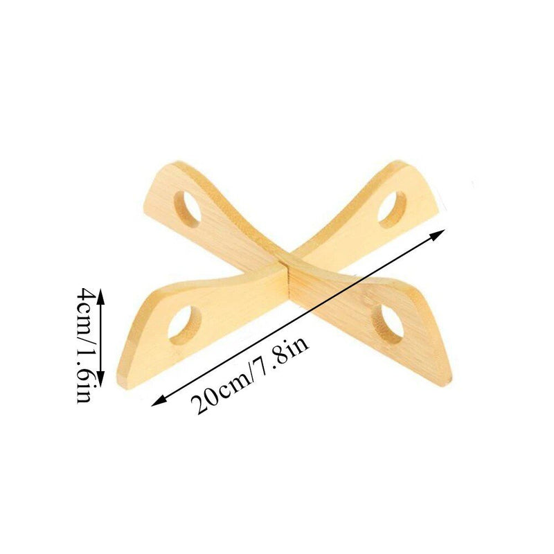 wooden pot trivet, view 8 - MRSLM