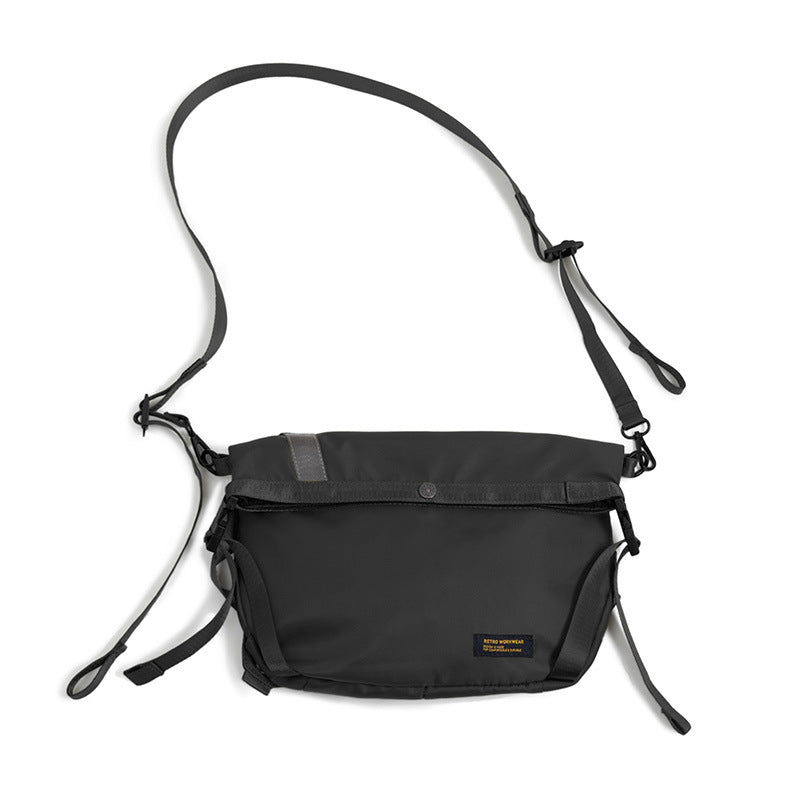 outdoor shoulder messenger bag for men, view 3 - MRSLM