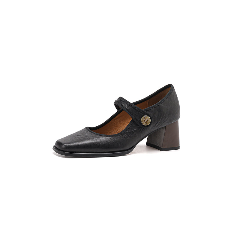 elegant autumn mary jane pumps, view 3 - MRSLM