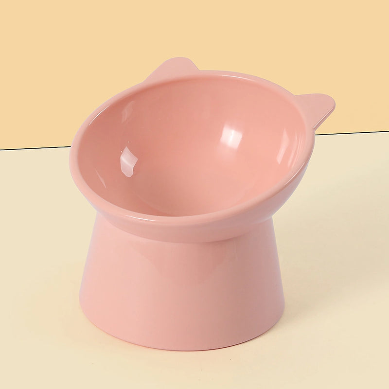 elevated cat and dog bowl with 45-degree tilt, view 2 - MRSLM