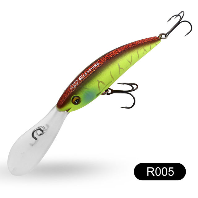 floating hard bait fishing lure, view 8 - MRSLM