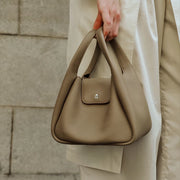 leather crossbody shoulder handbag, view 8 - MRSLM