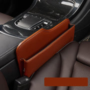 PU leather car seat gap organizer, view 4 - MRSLM