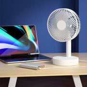 portable rechargeable desktop fan, view 3 - MRSLM