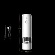 rechargeable electric pepper and salt grinder, view 2 - MRSLM