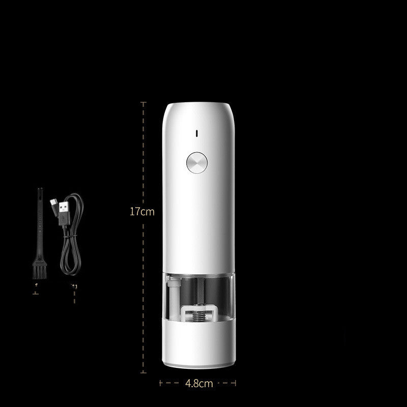 rechargeable electric pepper and salt grinder, view 2 - MRSLM