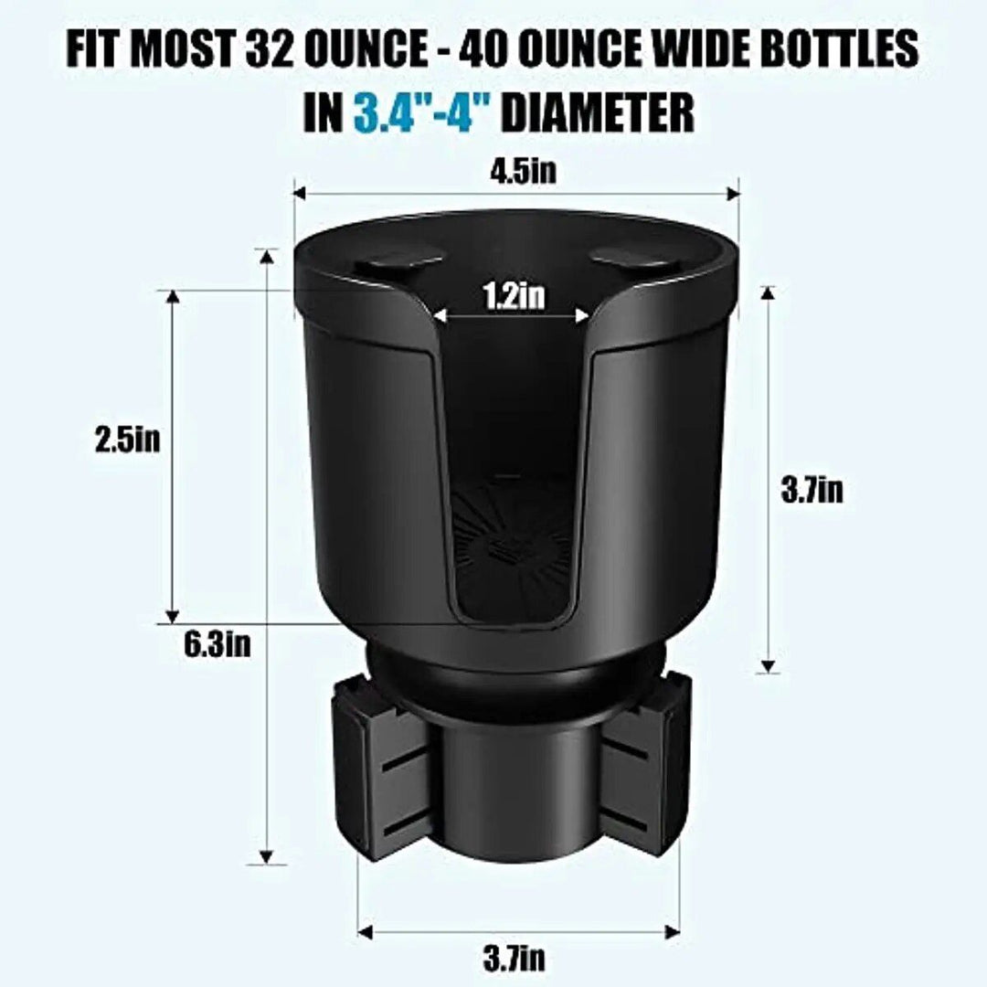 Adjustable Car Cup Holder Expander for Large Bottles & Drinks