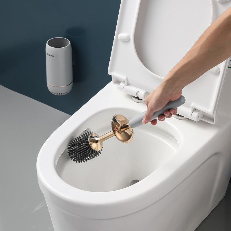 Wall-mounted silicone toilet brush, view 8 - MRSLM