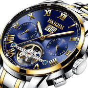 men's luminous hollow automatic mechanical watch, view 10 - MRSLM