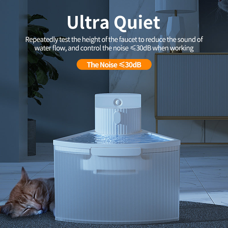 wireless cat water fountain, view 7 - MRSLM