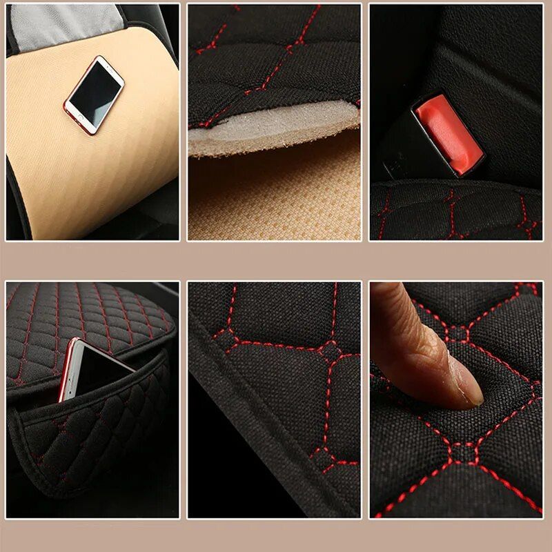 four-season car seat cushion cover, view 4 - MRSLM