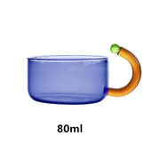 colorful glass teapot and teacup set, view 7 - MRSLM