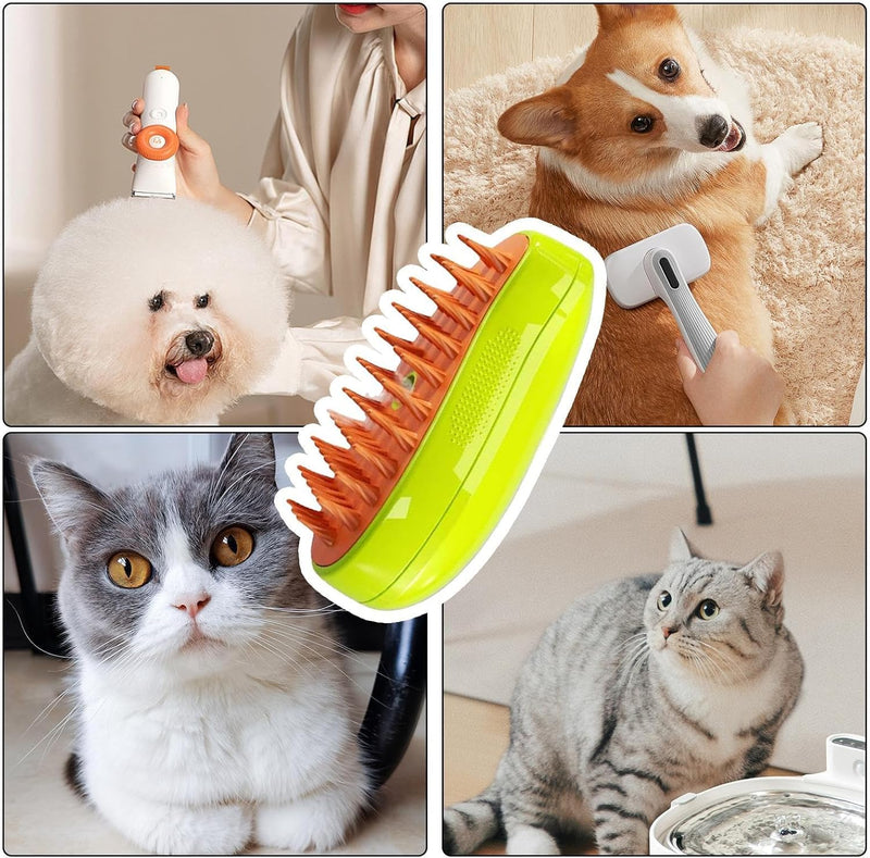 electric spray pet grooming comb, view 5 - MRSLM