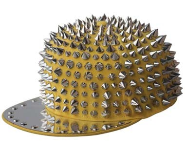punk pointed rivet hip hop hat, view 8 - MRSLM