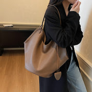 lychee-grain tote bucket bag, view 7 - MRSLM